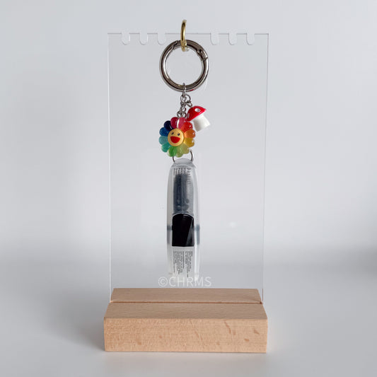 Black Pastel X8 Nasal Inhaler Keychain