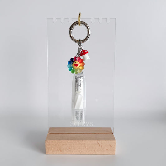 White Pastel X8 Nasal Inhaler Keychain