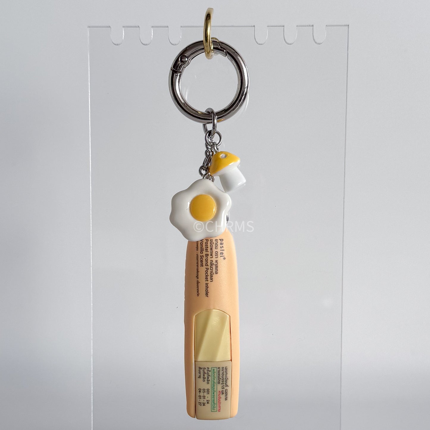 Yellow Pastel X8 Nasal Inhaler Keychain